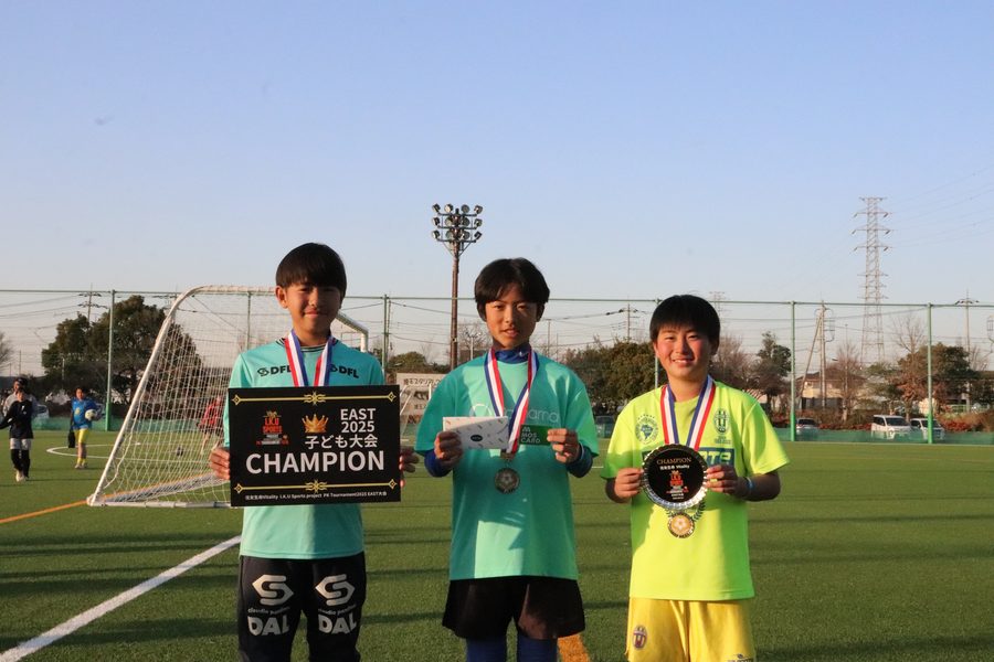 IKU PK TOURNAMENT 前回大会の様子(子どもの部 表彰式)